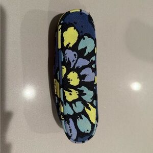 Vera Bradley Indigo Pop Glasses Case Used